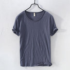 Men’s 100% Cotton Classic Crew Neck T-Shirt – Soft, Breathable Summer Tee
